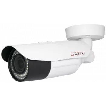 Проектная уличная IP камера видеонаблюдения OMNY 1000 PRO 3Мп/25кс, H.265, управл. IR, моториз.объектив 2.8-12мм, PoE, с кронштейном.